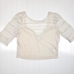 UO lace crop top kimchi blue